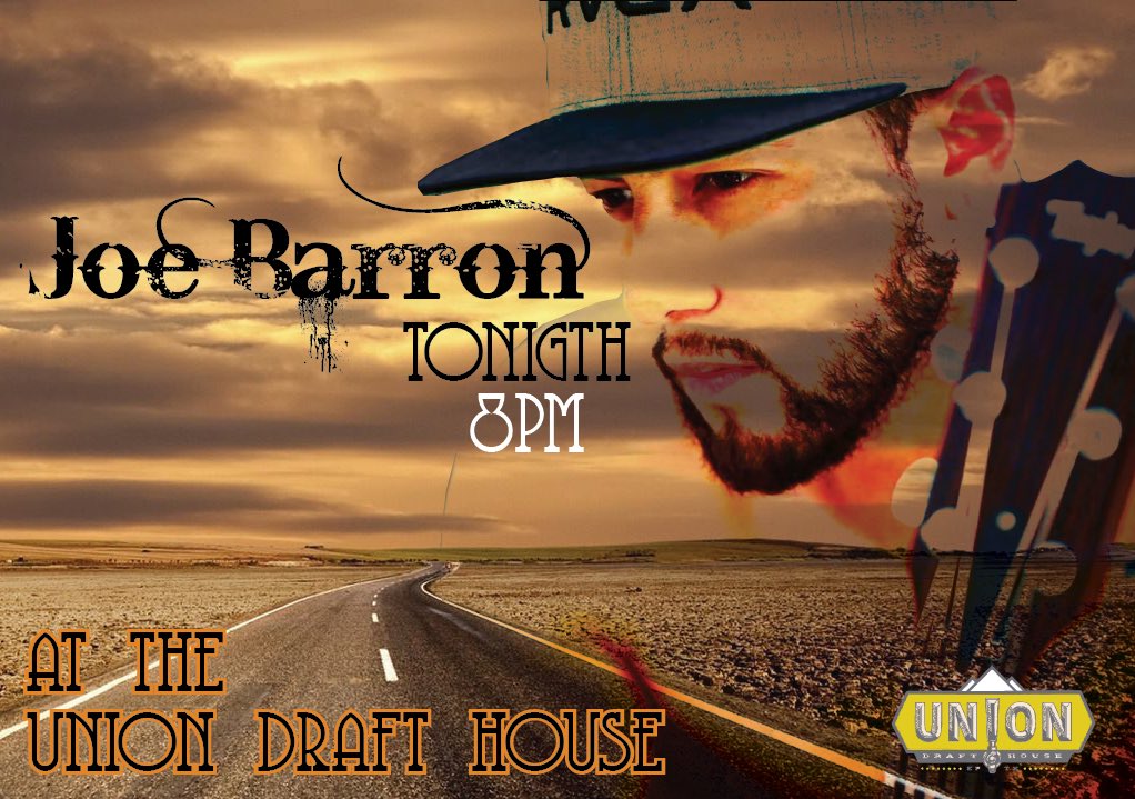 uniondrafthouse's tweet photo. Come and enjoy some great music by Joe Barron while having some awesome drinks and food! Tonight at #UDH! #thursday #esep https://t.co/e9w6CERSOo