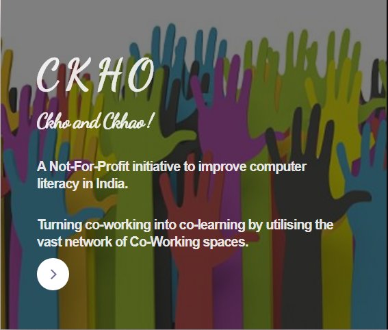 CkhoHub's tweet photo. India's computer literacy rate is a measly 6%. Ckho is our way of making a dent. https://t.co/6PYZHoDLKC