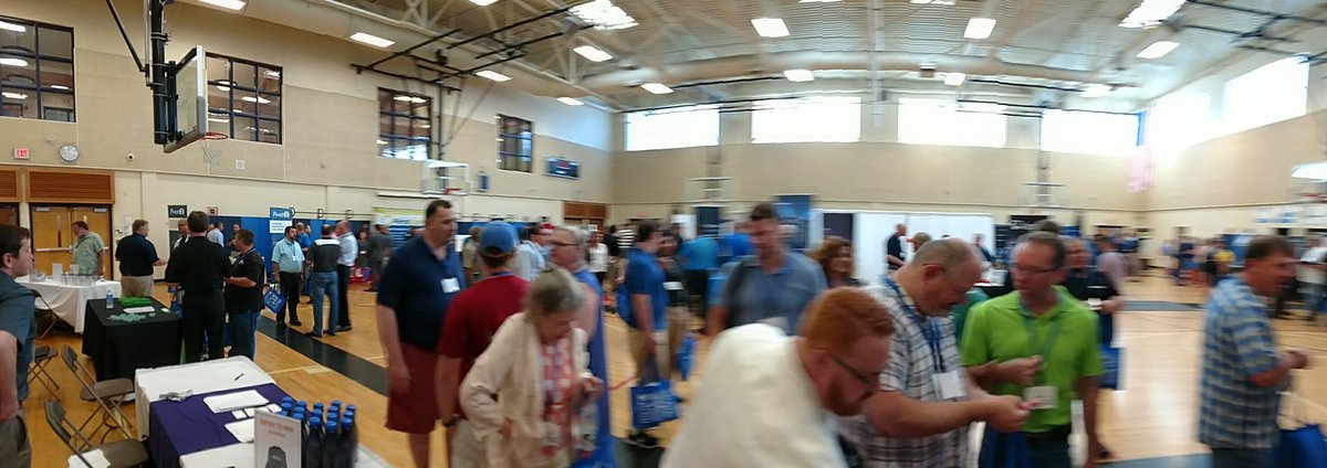 MattTheITGuru's tweet photo. Amazing turnout for today's #VTUG in #Maine. We had 3 breakout sessions for #RedHat #vitualization https://t.co/AqVyfk11OH