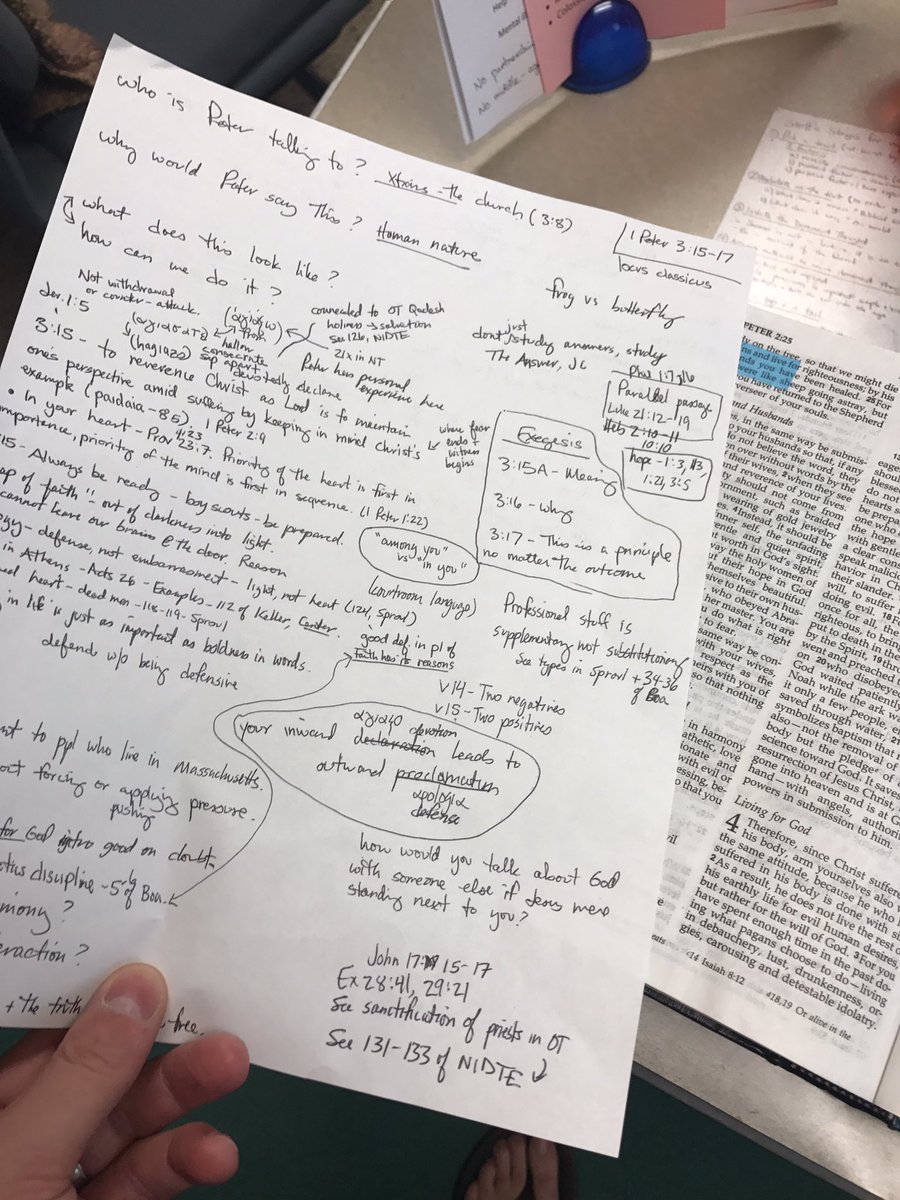 PastorPenza's tweet photo. This is what a sermon looks like before it becomes a sermon. Metamorphosis in process... 1 Peter 3:15-17 THIS Sunday! #HCPreach https://t.co/W0sFCQ3JeR