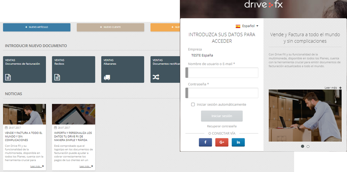 Para no dejar escapar ninguna novedad del Drive FX, hemos vuelto a traer las Noticias para dentro de nuestra Aplicación. Manténgase a la par