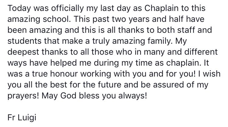 srgchaplaincy's tweet photo. Goodbye SRG! Have a great summer! #farewell https://t.co/FqqVKGQLLT