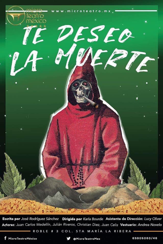 luzefante's tweet photo. Comienza la recta final #PorDeseo @MicroTeatroMex SALA 7 te espera a partir de las 8 PM para que armes tu combo! Te esperamos!! https://t.co/yThApQ7jU9