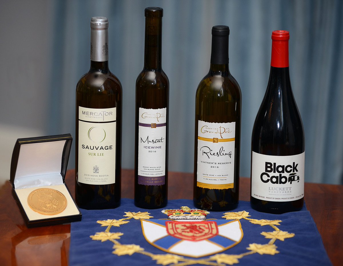 nsgov's tweet photo. Four Nova Scotia Wines Receive Award for Excellence  https://t.co/qDMSEvHL1L https://t.co/YlI0hmOjdk