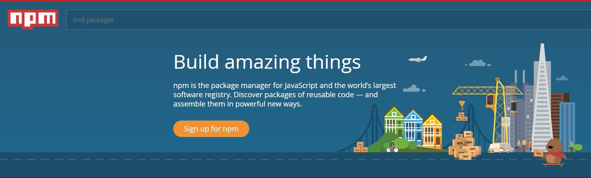 npm for Beginners: A Guide for Front-end Developers
tinyurl.com/y8ythuaw