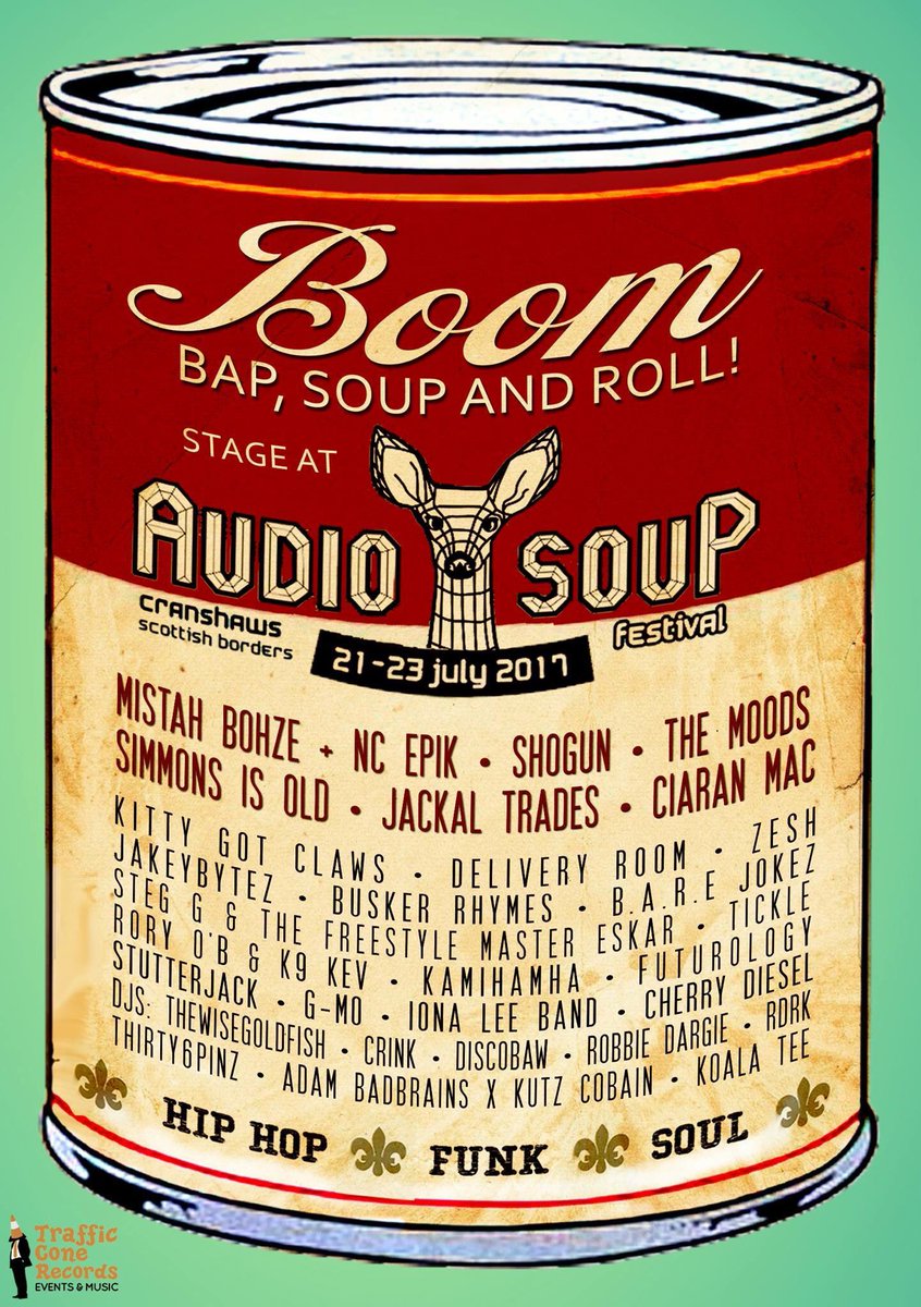 #boombap #soup #roll #festivals #scotland <a href="/AudioSoupFest/">Audio Soup Festival</a>