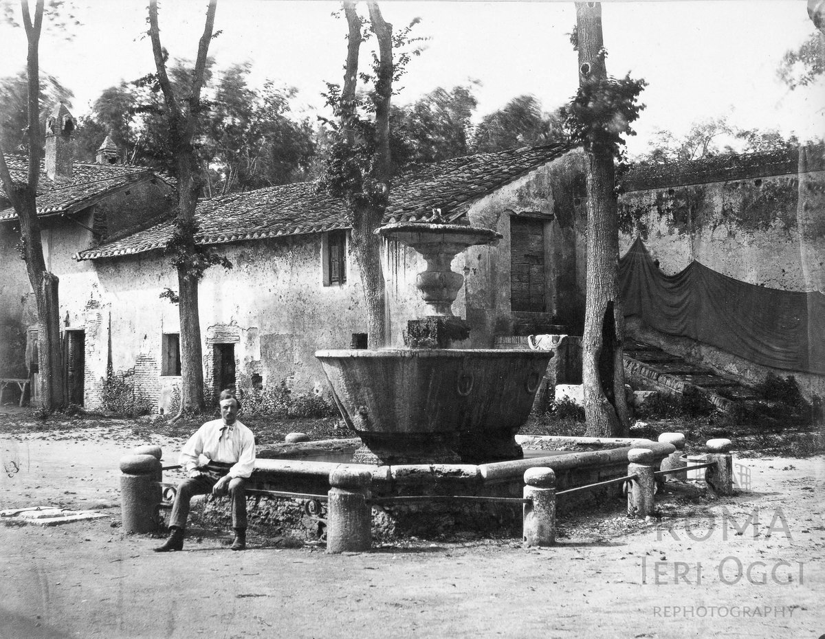 San Cosimato (1890 ca)
Antica Fontana del convento di San Cosimato all'interno del cortile. bit.ly/2gNGzw2