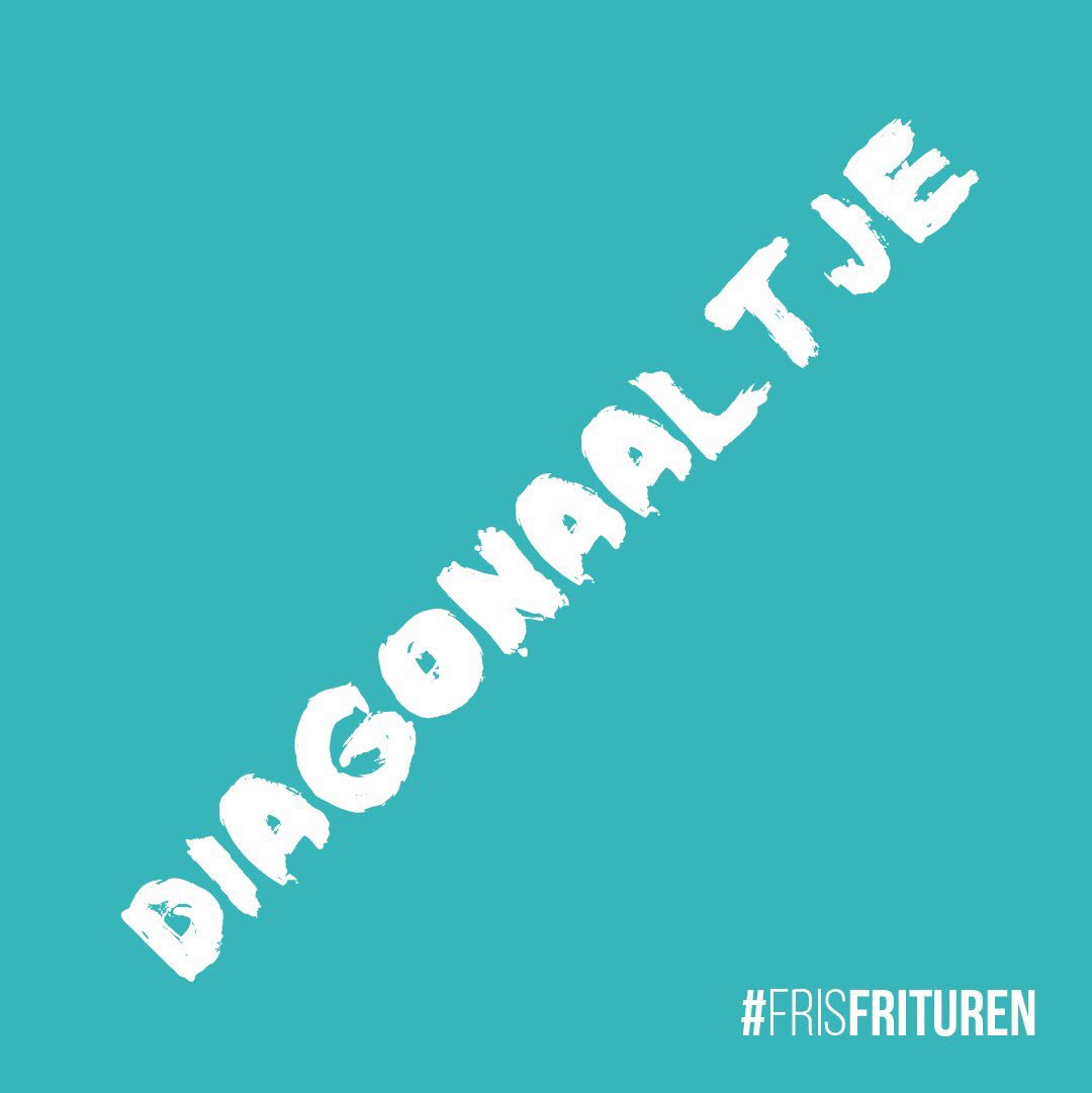 Trek jij weleens een diagonaaltje bij de <a href="/FEBO_NL/">FEBO Nederland</a> ? Dan hou je ook van #frisfrituren! frisfrituren.nl #febo #snacks