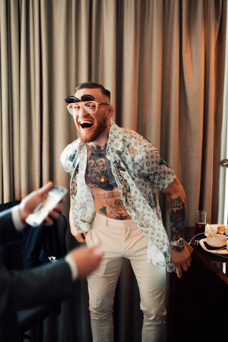 SPOTTED: Two Looks From Conor McGregor – Louis Vuitton Shirt And Saint  Laurent Sneakers – PAUSE Online