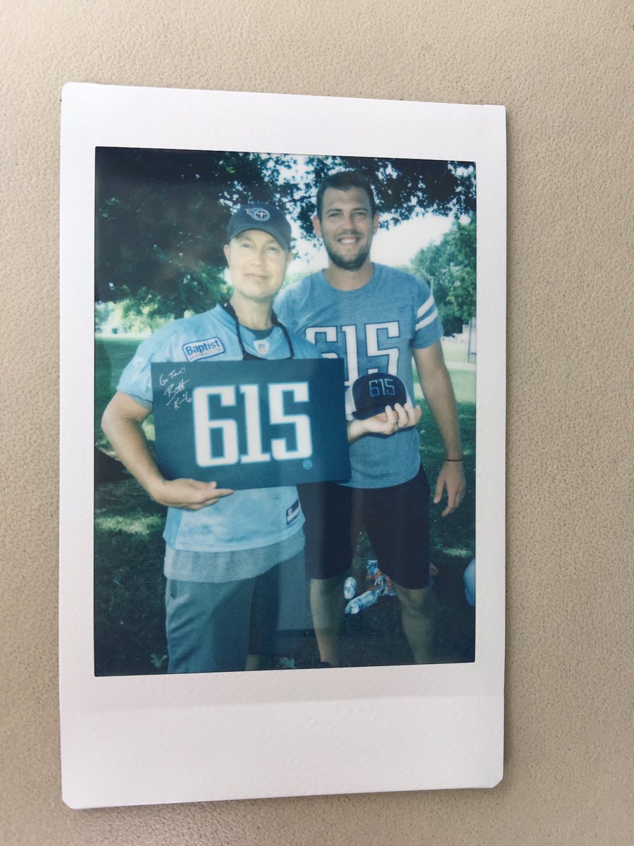 scottadcock11's tweet photo. What a day with @project615 and @brettkern6 .... you guys are the BEST!
#Go615 #GoTitans #30daycontract π https://t.co/53XuLXwamC