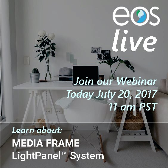 eoslightpanels's tweet image. Join our MEDIA FRAME Webinar in 30-minutes! Click on link to Register: bit.ly/2uJWdeD #EOSLightPanel #Innovative #Webinar