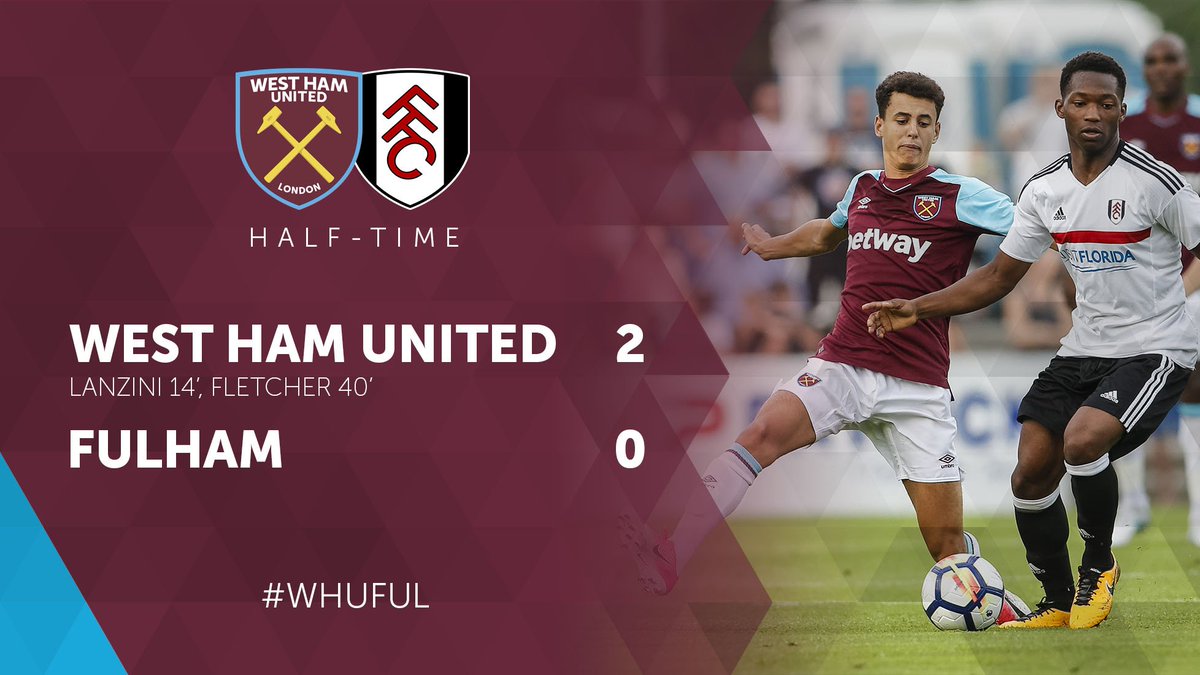 WestHam's tweet photo. So far so good!

[2-0] #COYI https://t.co/kvHotfOel5