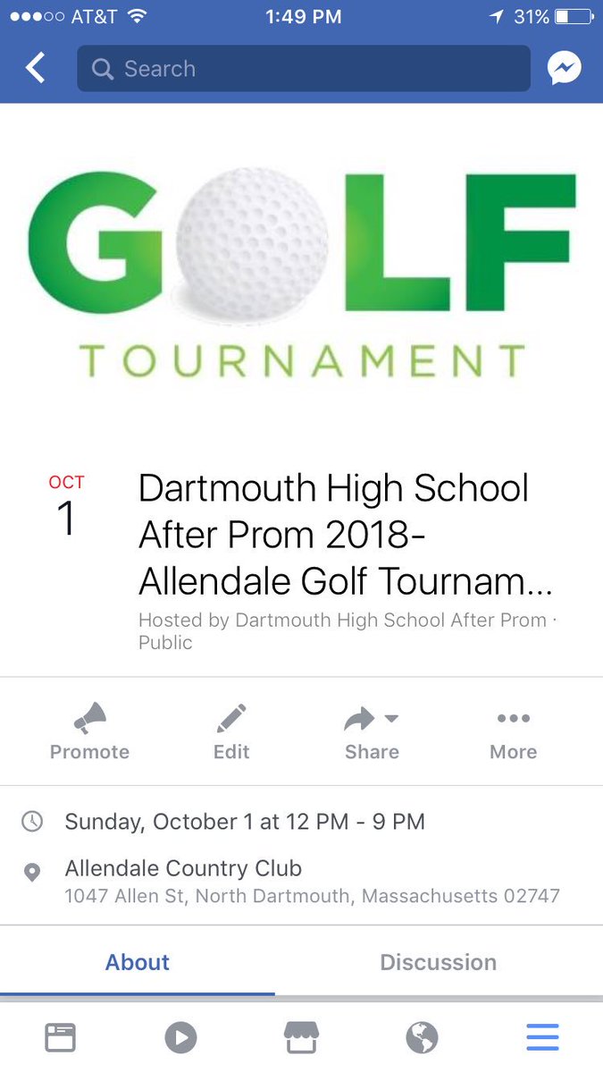MrsMariakelly's tweet photo. First fundraising event Sunday October 1st- see Facebook page for more details #dartmouth #afterprom2018 #biggreen #golftournament ⛳️🏌🏻‍♀️🏌🏻 https://t.co/PNXufl4QqQ