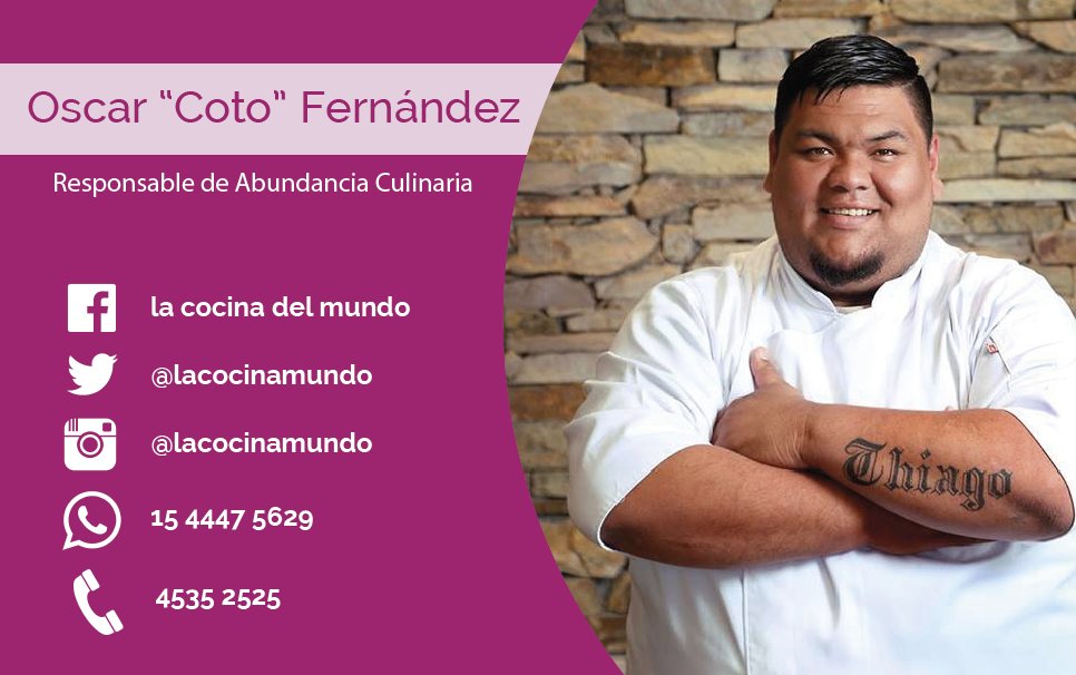 Este Sábado de 21 a 00 hs. tendremos el gusto de recibir a <a href="/OscarMChef/">oscar coto fernandez</a> para charlar de gastronomía en <a href="/ElMundoAM1070/">Radio_El_Mundo_AM1070</a>!!