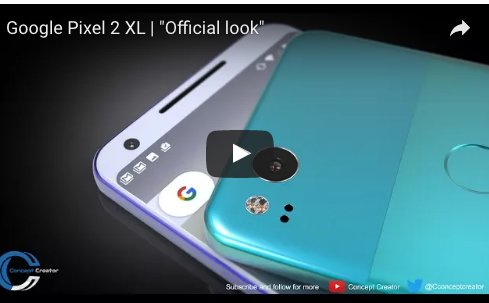 DroidForums's tweet photo. New Google Pixel XL 2 Concept Video Gives Life To Recent Leaks #androidnews #androidrumors $goog #pixelxl https://t.co/F23cWm52lP https://t.co/nZyANRdsj4