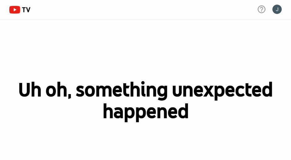 jlahr's tweet photo. @YouTube Tried to sign up for YouTube TV DC and got this message... https://t.co/w3lLezEbgc