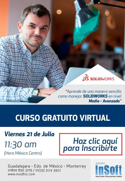 CURSOS_CAD's tweet photo. #DesdeTwitterTeDigo que no dejes pasar la oportunidad de tomar un curso gratis de #SolidWorks en #InSoftnc https://t.co/XkL9CITJYQ