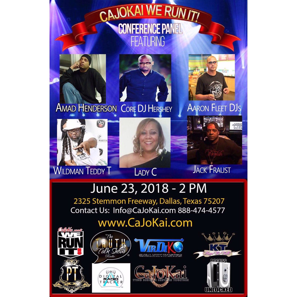 Catch me in #Dallas @ 2018 CaJoKai We Run It #AmadHenderson #CaJoKai #WeRunIt