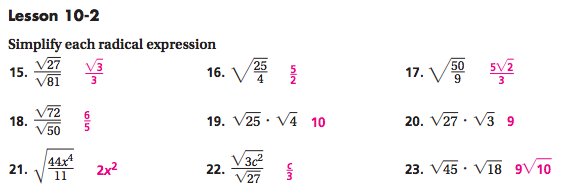 MsUrbanoHTHS's tweet photo. summer alg: review sheet solutions! test on linear inequalities, exponents, and radicals first thing monday :) https://t.co/Z0jFGI3h0f