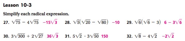 MsUrbanoHTHS's tweet photo. summer alg: review sheet solutions! test on linear inequalities, exponents, and radicals first thing monday :) https://t.co/Z0jFGI3h0f