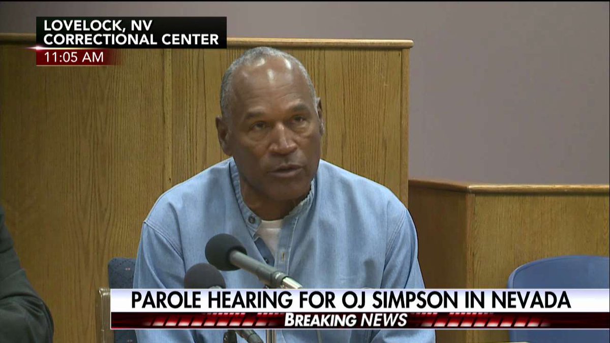FoxNews's tweet photo. #OJSimpson: "I am sorry that things turned out the way they did." #OJSimpsonParole https://t.co/VGwY3DgQPI https://t.co/471OHPtIxs