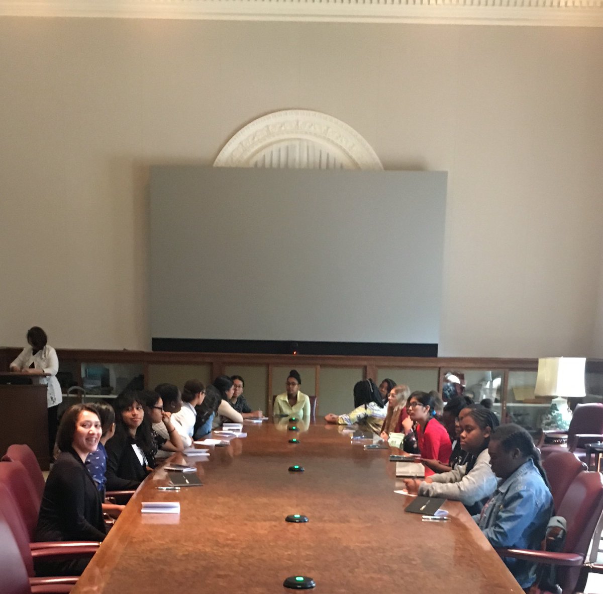 J5WDC's tweet photo. Inspiring stories of our #STEM journeys w/ @Columbia #CUGirlsinSTEM &amp; @GirlsInTech_WIT @WITWomen leaders. #BetsyKolmus #PhyllisKolmus https://t.co/aFlgFHBFtc