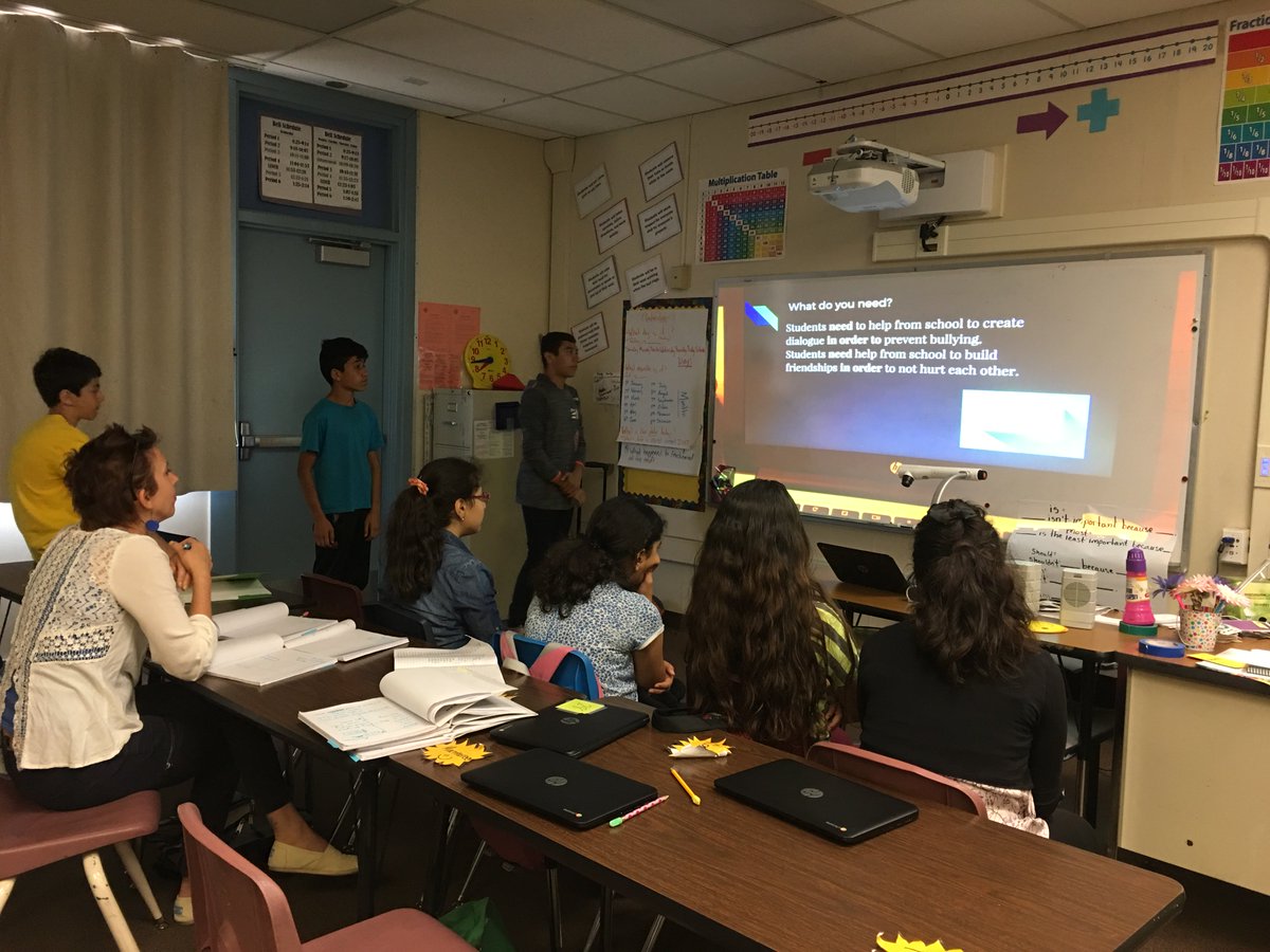 mssusanshih's tweet photo. More presentations by our English Learners @EdmsToros #summerschool #studentcampaign #ell #newcomer @lamaestralita #torofamily https://t.co/NowreUQAe4