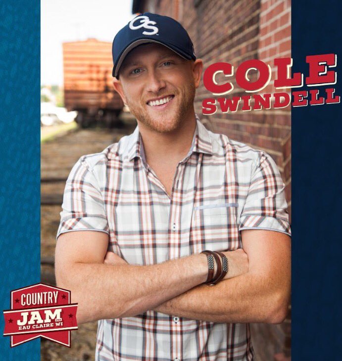 TCountrySource's tweet photo. Are you here @CountryJam ? Want a chance to meet @coleswindell ? Follow and RT for your chance to win! Winner announced at 4pm. #JamWithTCS https://t.co/l88Gcq96fD