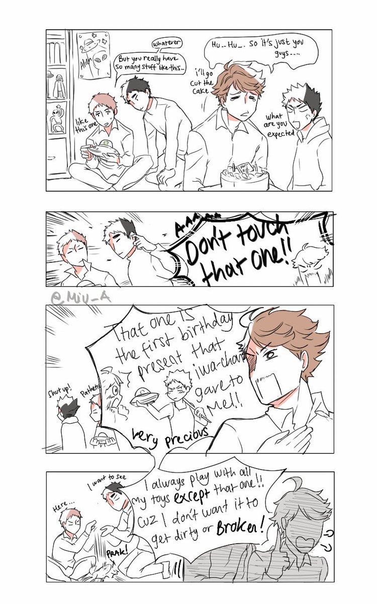 Happy birthday seijo captain ٩(•ᴗ• ٩) (2)
Presented by my sister (miu_akatsuki)
#及川徹生誕祭2017