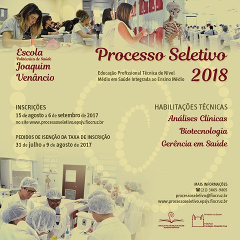 RET_SUS's tweet photo. @EPSJVFiocruz divulga edital do Processo Seletivo 2018 - https://t.co/dRwgnKDkLP https://t.co/Nh02p2pMh6