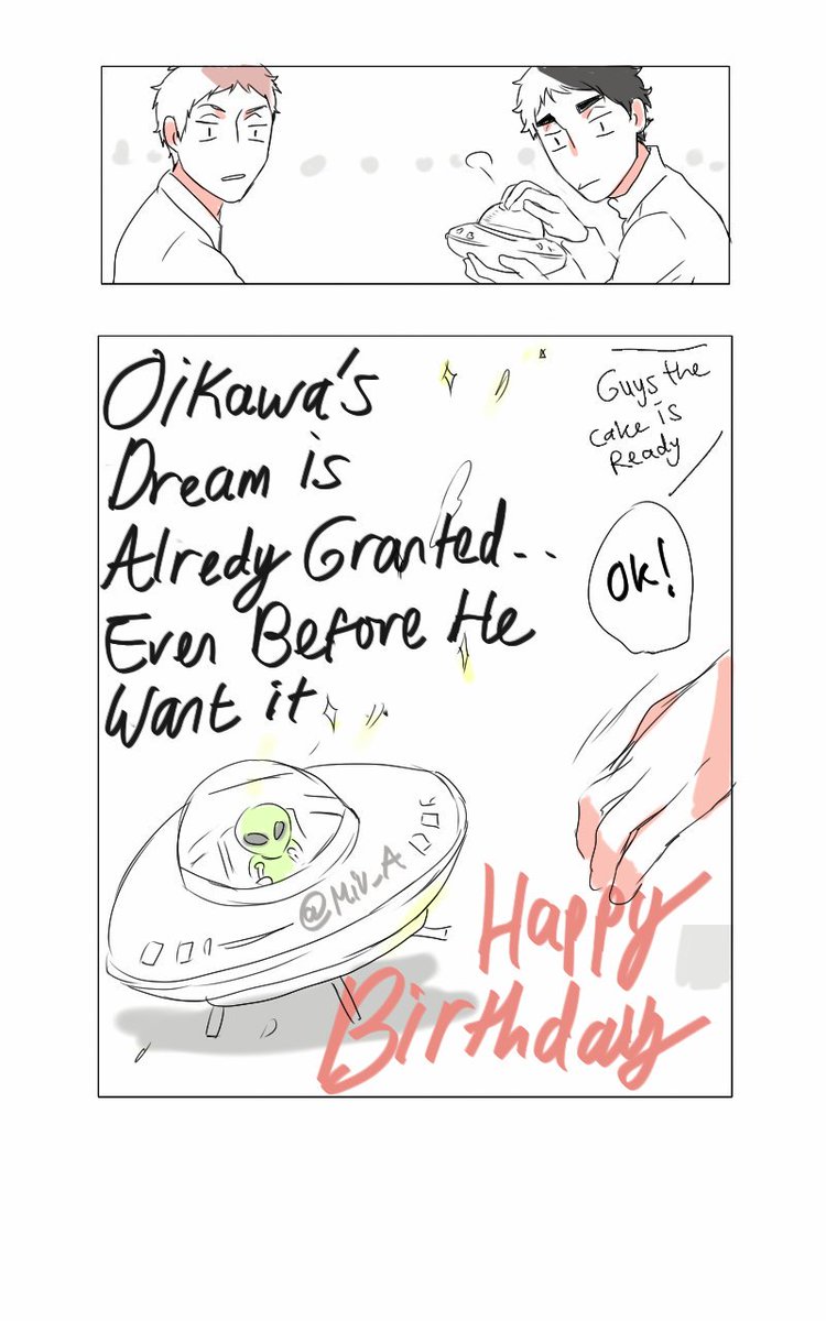 Happy birthday seijo captain ٩(•ᴗ• ٩) (2)
Presented by my sister (miu_akatsuki)
#及川徹生誕祭2017