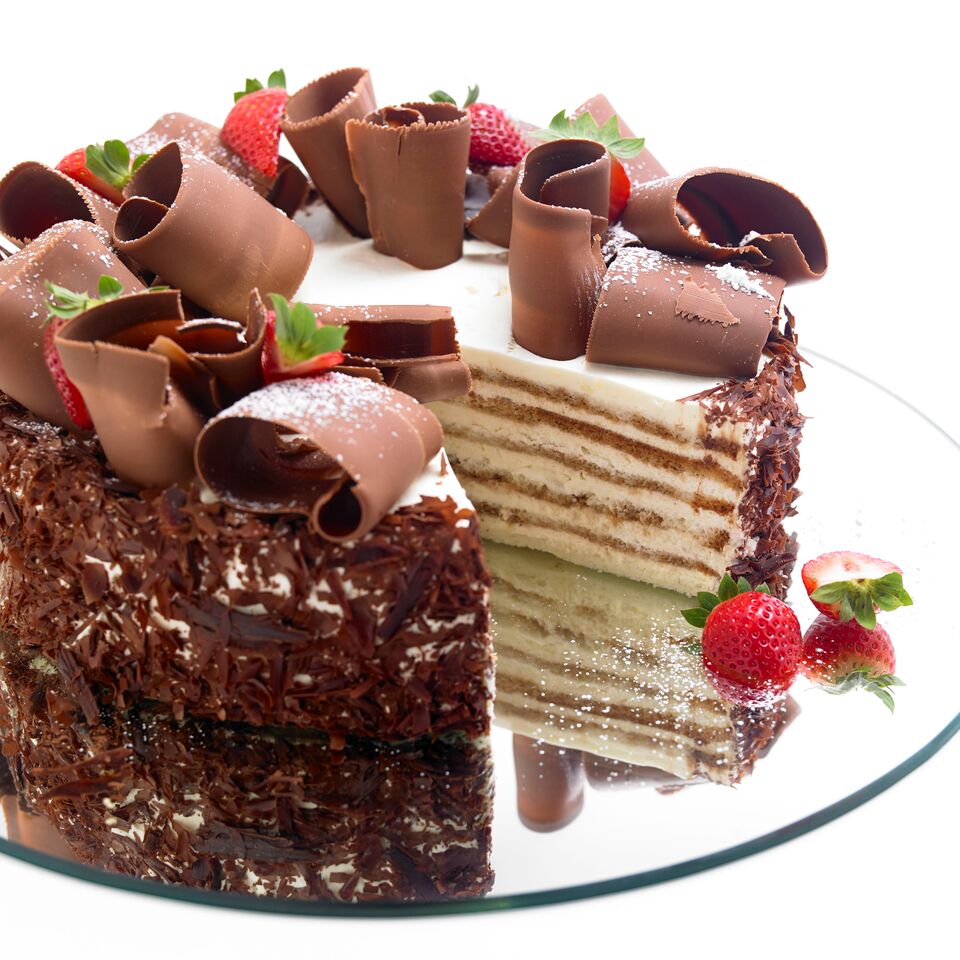 Too hot for coffee? Try some of our Cappuccino Cake instead! #summer #icedcoffee #yyj #cakes #baking #celebrate