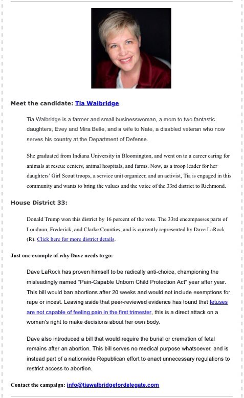 BlueDominion's tweet photo. Flip-a-District Volume IV featured @alicia4swva, @KellyforVA, @VVforDelegate &amp; @Tia4Delegate. Let's flip these seats &amp; turn the House blue! https://t.co/vTmOsnc1Km