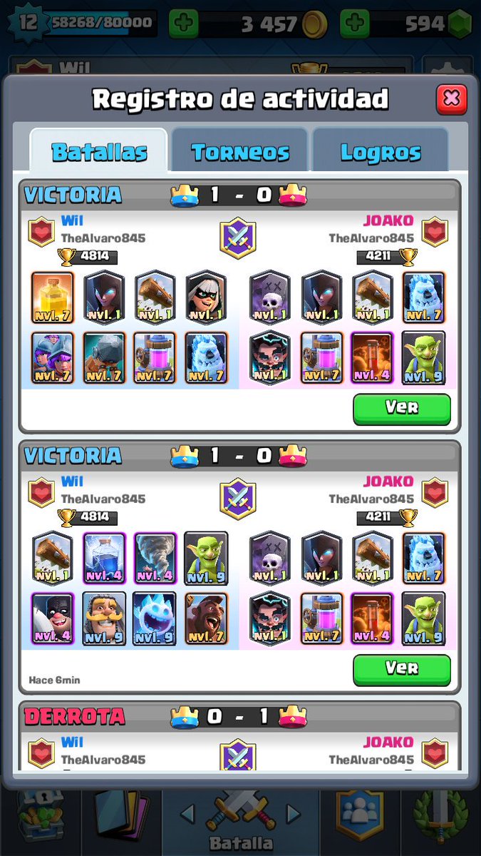 WilCR24's tweet photo. De nuevo ganador del 75% de descuento en las tiendas de @supercellgames Gracias a @Alvaro845 😍😍😍 https://t.co/cFvpEEh8Yi