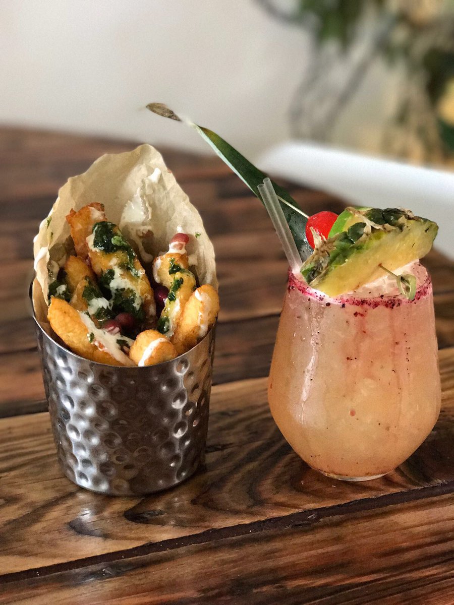 Halloumi fries served w chimichurri &amp; aioli has been added to the menu alongside our super special MY-TY cocktail. See you at the weekend x