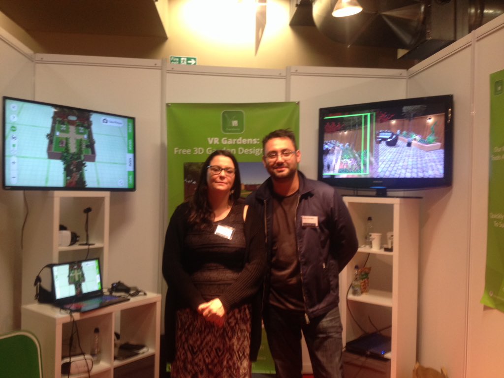 lovegardensjoan's tweet photo. @VR_Gardens_ totally owned #GLAS2017 today!!! Great to see you Gary, Carmen, Daniel and Co. Well done on a super stand and presentation https://t.co/w5DOZZm4XK