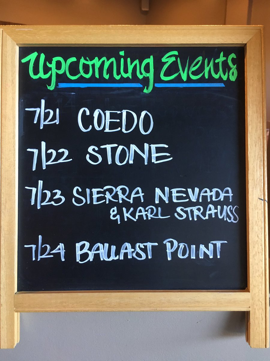 We're the lead-off batter at <a href="/ArmadilloWillys/">Armadillo Willy's Bbq</a> during <a href="/SVBeerWeek/">SV Beer Week</a>. Come try our @FieldworkBrewCo collab tomorrow night!