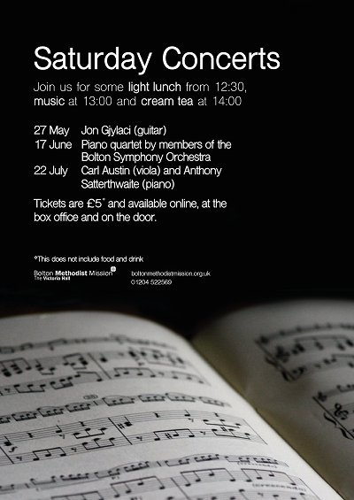 VicHallBMM's tweet photo. This Saturday #CarlAustin is here for our last #Saturday #Concert! https://t.co/nSVufDXrjd #Bolton #viola #charity https://t.co/meTXowFTBM
