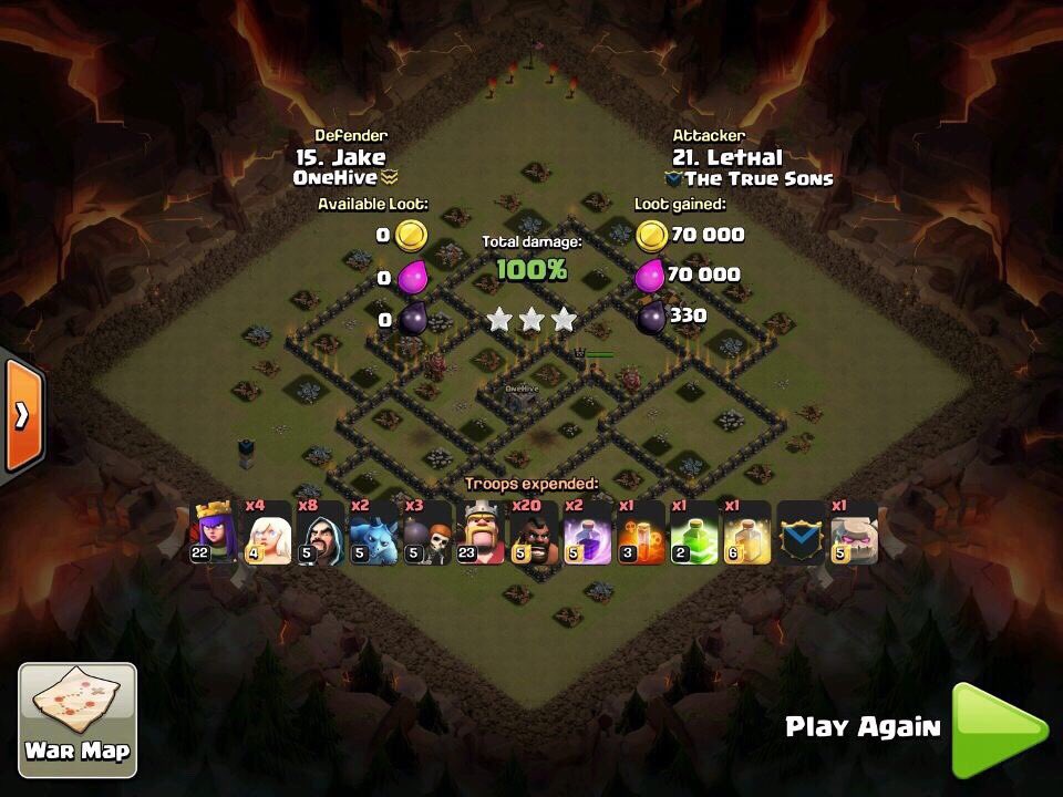 kyslethal's tweet photo. @mathew_2fp4u @OneHiveCoC @OneHiveRaids did u like my attack in war https://t.co/oYz7VDMxFD