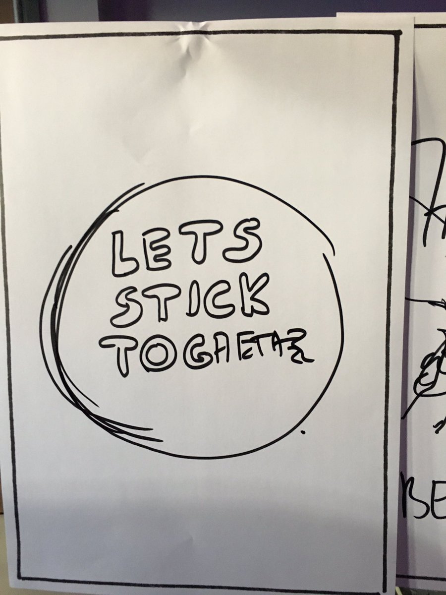 Fun @planbeemcr doing <a href="/OneMinuteBriefs/">One Minute Briefs ⏱️</a> after beers (this was to advertise Blu Tac in case you can't guess.