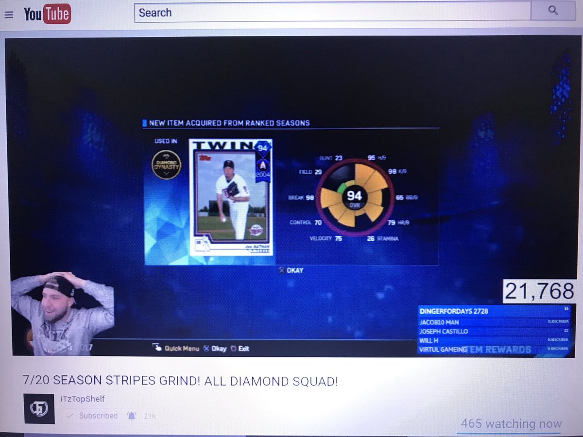 MLBcards10's tweet photo. @iTzTopShelf fire post game reward man https://t.co/emN1VPKYIg