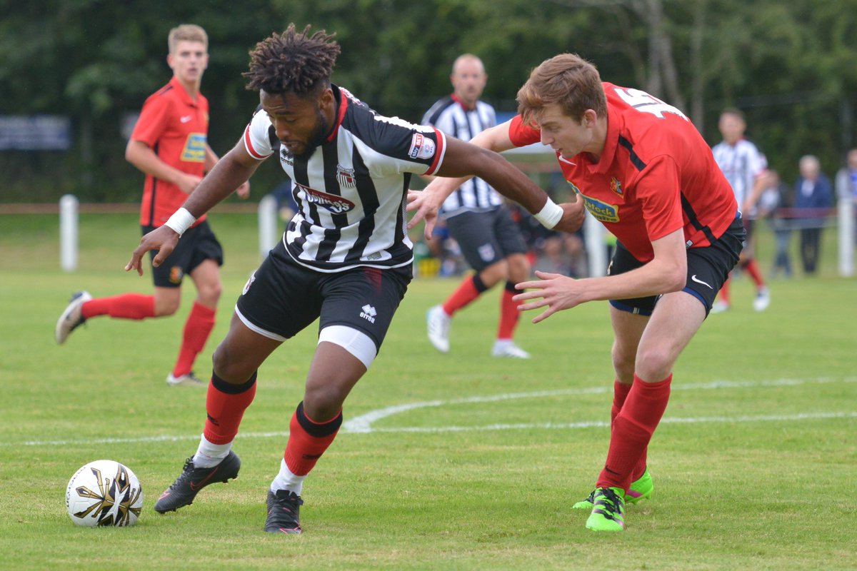 officialgtfc's tweet photo. @adiyussuf is already causing the home side a few problems. #GTFC #Devon2017 https://t.co/sCOrvt9YRr