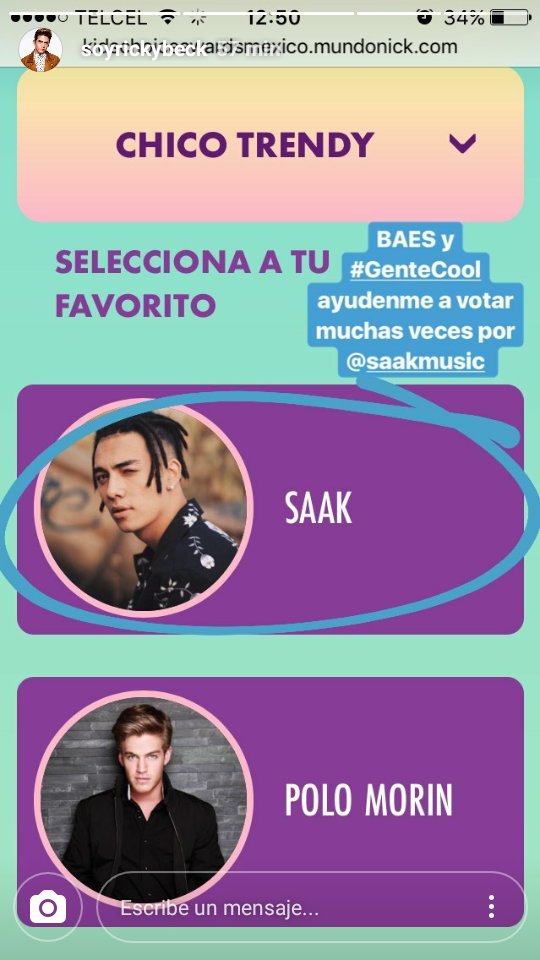 rickybeckgdl's tweet photo. @SoyRickyBeck 
Ayuda tambien con un twitter con los hts para juntar mas votos 
#SaakTrendy #KCAMexico https://t.co/P5RyxvCf41