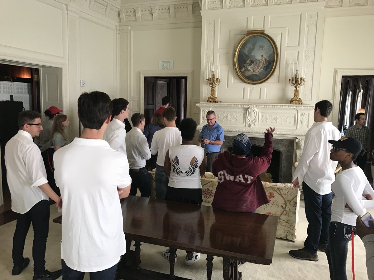 HRVInstitute's tweet photo. #MaristPreCollege students enjoying learning about the Civil War at @Marist ‘s Payne Mansion estate. Check out our Instagram for more pics! https://t.co/xm8d6ktKYi