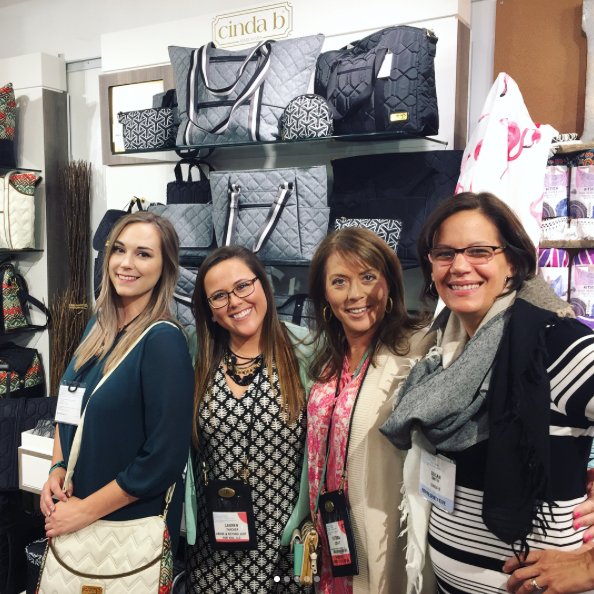 cindabUSA's tweet photo. Thank you for everyone who stopped by our showroom to see us this past week at the Atlanta Gift and Home Show! #cindab #americasmartatl https://t.co/Fhezxk2IWn