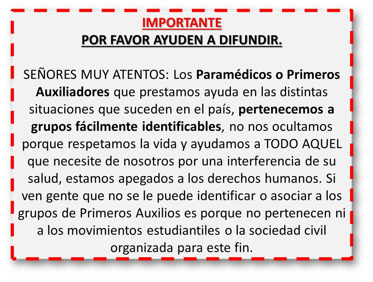 Twitteros Porfa difundan los grupos d Primeros Auxilios estamos para ayudar somos movimientos voluntarios estudiantiles o de sociedad civil
