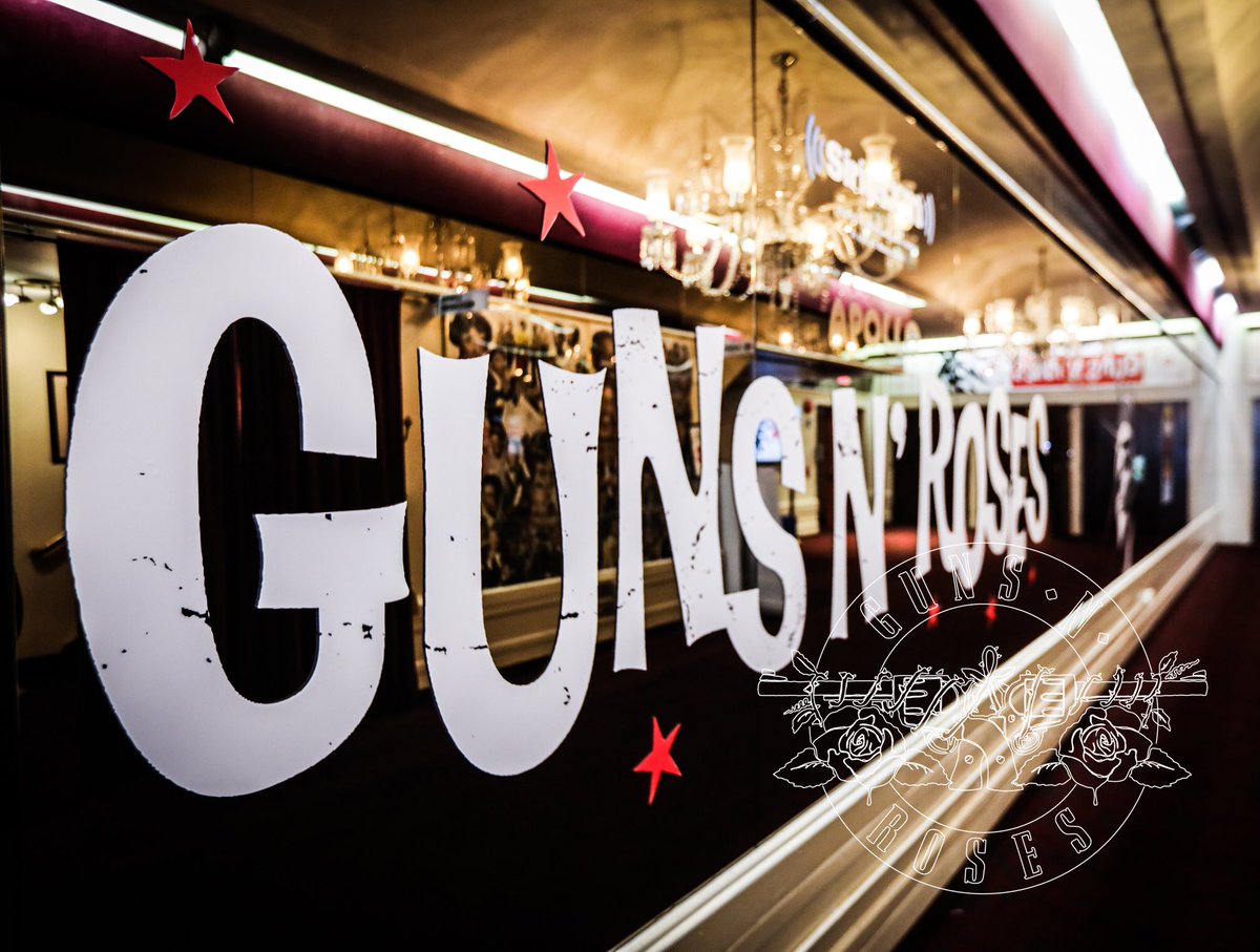 #GnFnR
Tonight at The <a href="/ApolloTheater/">apollotheater</a> in Harlem
Airing LIVE on Guns N' Roses @SiriusXM Radio
app.siriusxm.us/gunsnrosesradio