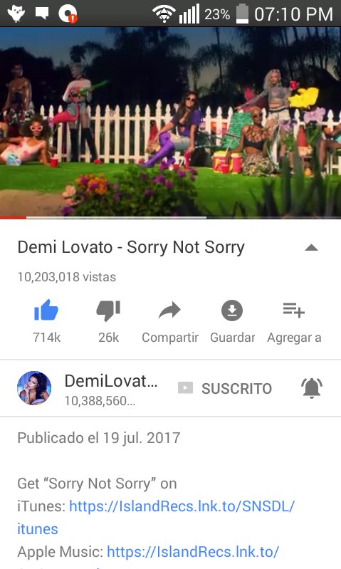 Mar_Sonricks's tweet photo. @ddlovato in two days
Haters take this 😍
#SorryNotSorryVideo #SorryNotSorryMusicVideo #SorryNotSorry https://t.co/GbpSnPvCfe