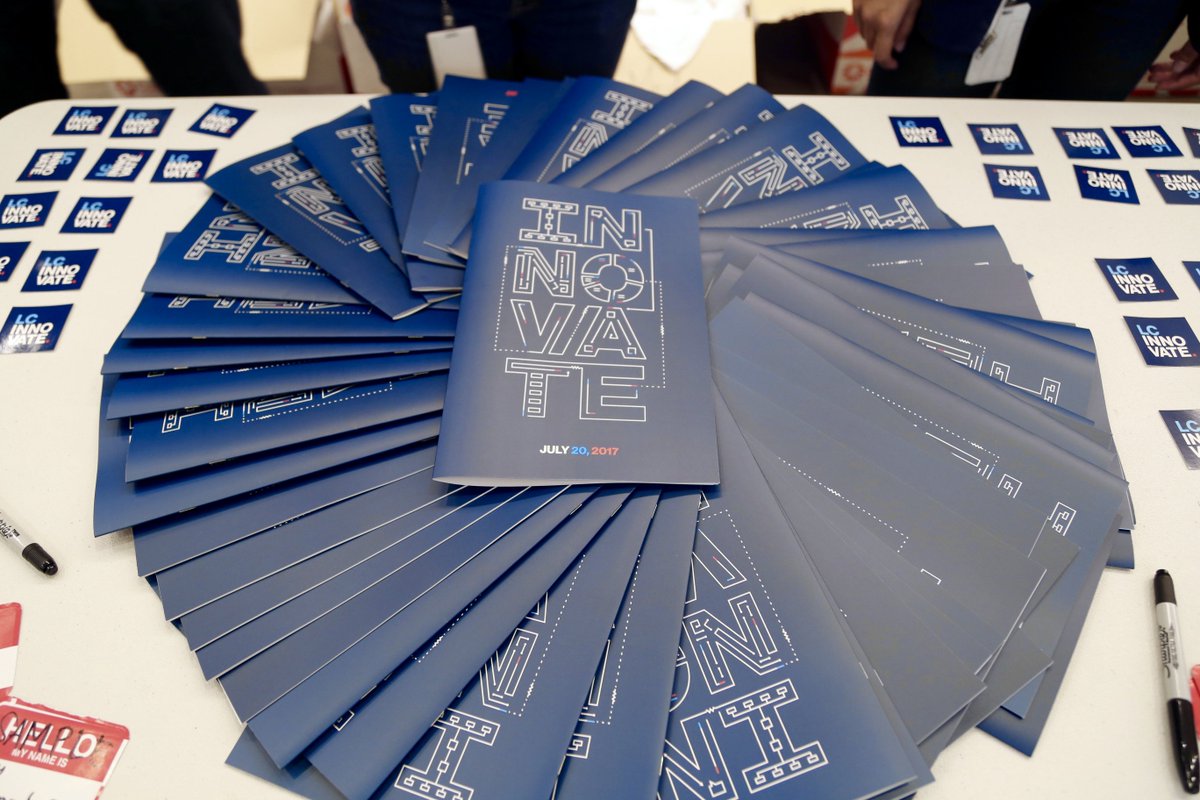 At #LCInnovate today. Thought leaders discuss topics like: #Blockchain, #AI, and #MachineLearning. Exciting stuff!