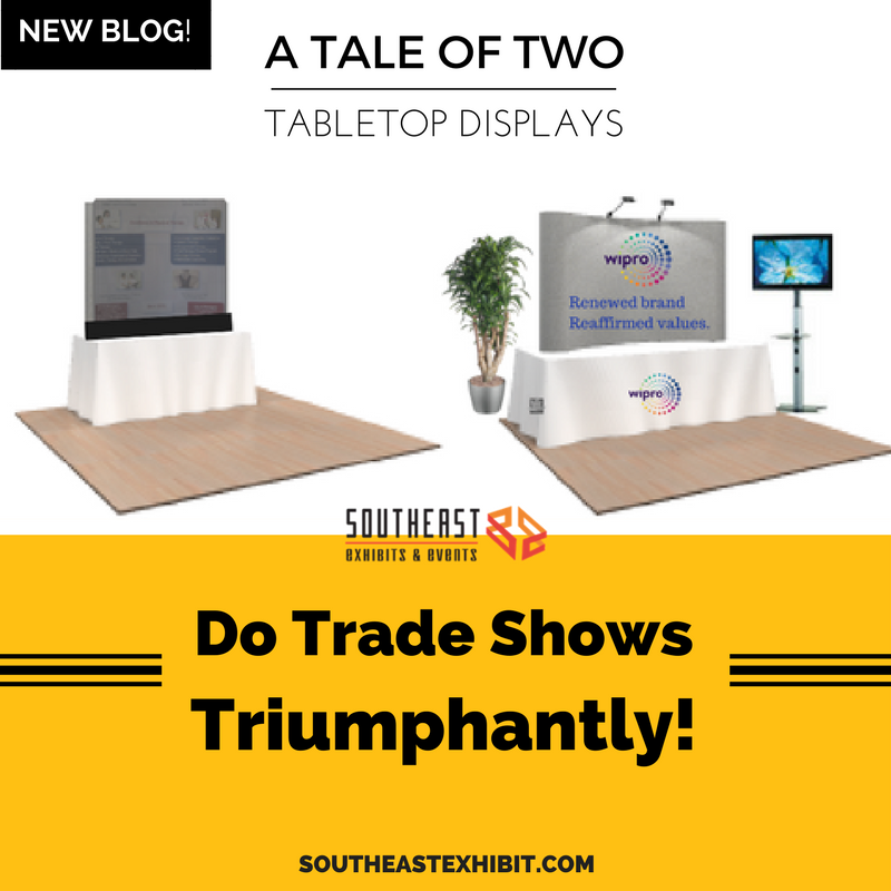SE_Exhibits's tweet photo. Tabletops offer a powerful promotional punch if done right... https://t.co/7QQJJNDUl2 https://t.co/UEccPOIf41